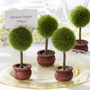 topiary place card holder