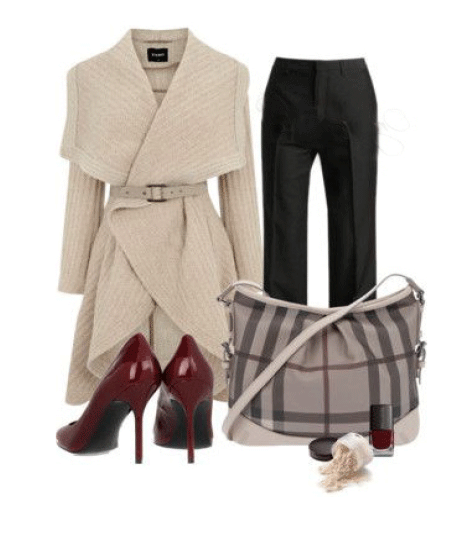 Cozy For Fall Perfect for fall meetings; try on this stunning cream tweed wrap with elegant dress pants or pair with leggings and boots for a more casual look.