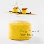 Mango Coconut Foam Soup
