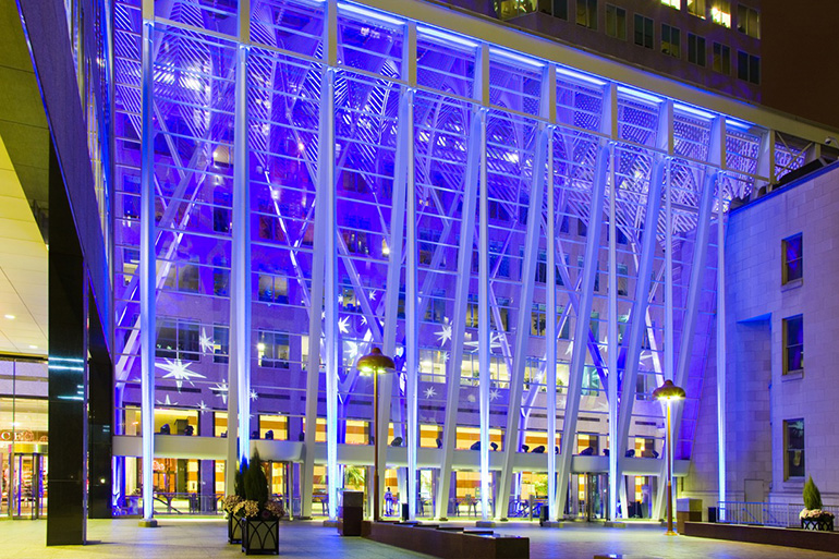 Brookfield Place Galleria LED Architectural lighting by Westbury Photo Credit: Henry Lin